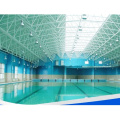 Techo de piscina de marco espacial de estructura de acero popular moderno con gran tramo